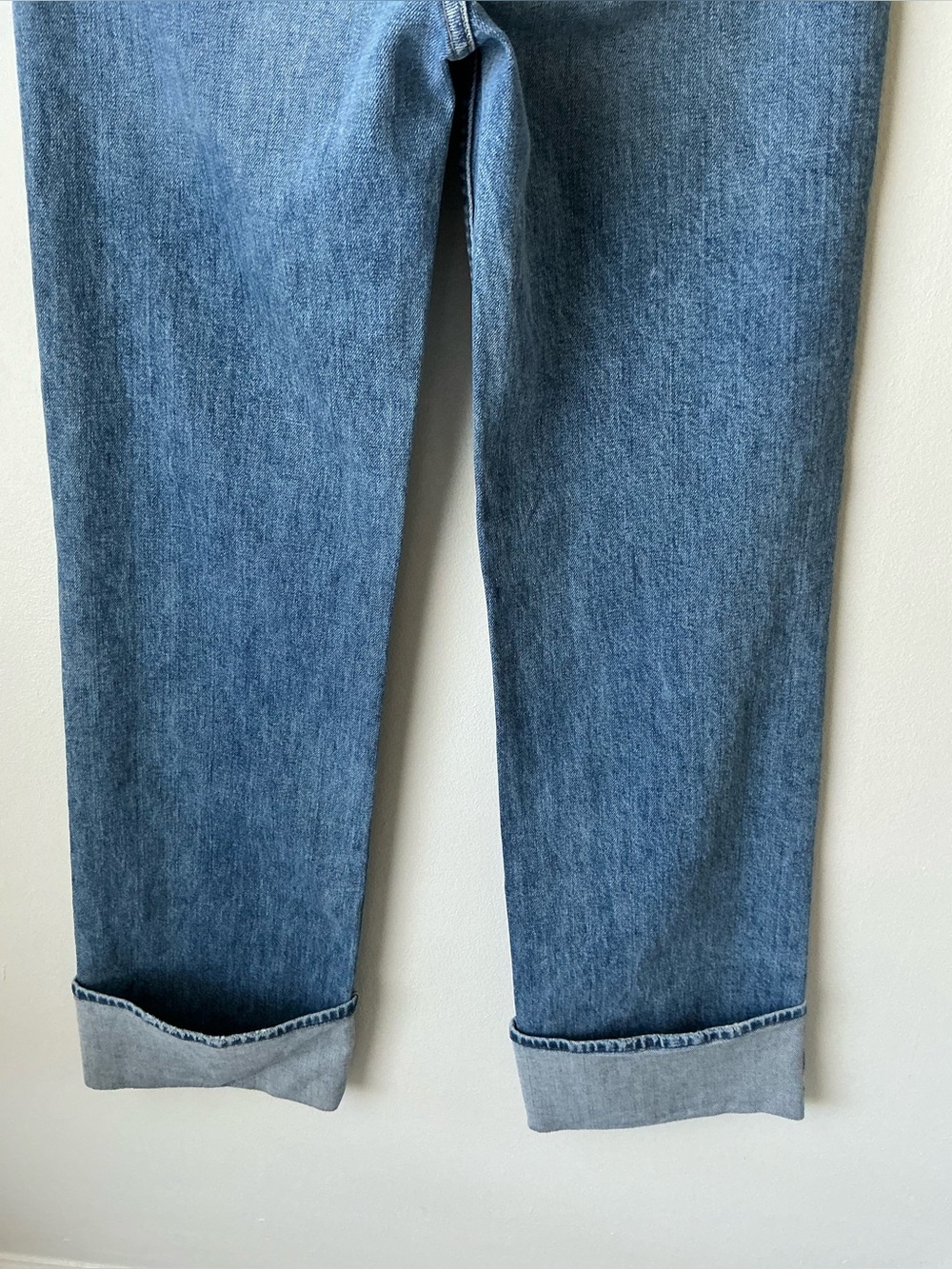 MOTHER SUPERIOR Jeans Duster Skimp Cuff Horsin’ Around Light Blue Size 27 - Picture 8 of 15